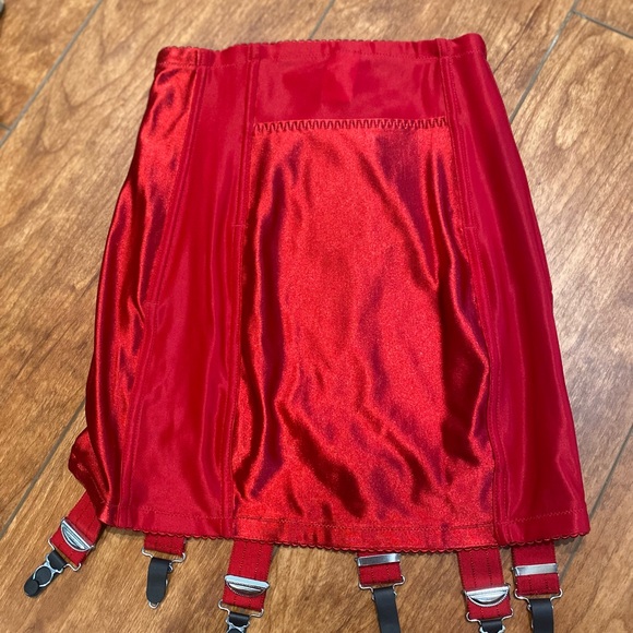 ❤️‍🔥 SECRETS IN LACE BETTIE PAGE OPEN BOTTOM GIRDLE LEOPARD SEXY RETRO PINUP - Picture 7 of 8